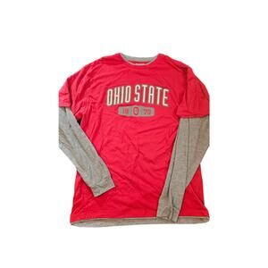 Y2K mens colossem Ohio State University waffle knit long sleeve size XL shirt